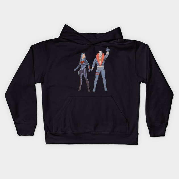 Destro & The Baroness Kids Hoodie by Scottish Arms Dealer